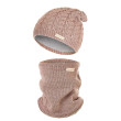 Set pletená čepice a nákrčník Outlast ® Vel. 5 (49-53 cm) - Kašmír