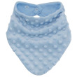 Šátek na krk Minky podšitý bavlnou Vel. 0-5 let  - Modrý