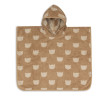 Osuška pončo froté Jacquard Jollein - Teddy Bear