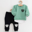 Kojenecká souprava tričko a tepláčky New Baby Brave Bear ABS zelená - Vel. 86