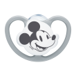 Silikonové šidítko Space Disney Mickey Mouse Vel. 0-6 měs. Nuk - Šedá