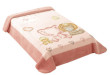 Španělská deka 547 Babyperla Belpla - 80 x 110 cm   - Růžová