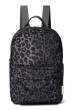 Puffy Midi Backpack - batůžek s přední kapsou Studio Noos - Black Leopard
