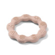 Silikonové kousátko Ring BabyOno - Beige