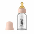 Baby Bottle skleněná láhev Bibs 110 ml - Blush