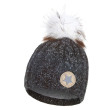 Čepice pletená žebro copánek Outlast ® - Černob. Vel. 4 (45-48cm)