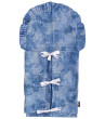 Zavinovačka do porodnice povlak - Modrá batika