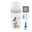 Perfect Match láhev Mickey s kontrolou teploty 260 ml Nuk - Šedá