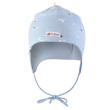 Čepice podšitá zavazovací BIO Outlast® Sv. modrá hvězdičky/sv. modrá - Vel. 1 (36 - 38 cm)