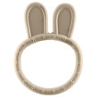 Silikonové kousátko Rabbit - Sand Beige