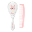 Hřeben a kartáč Cute Animals Canpol babies - Růžový