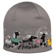 Chlapecká funkční čepice s fleecem Picowinter Friends šedá RDX - Vel. 2