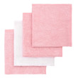 Bio koupací žínky 4 ks T-tomi - Pink