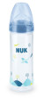 First Choice láhev plastová silikonová savička New classic 250ml NUK - Modrá