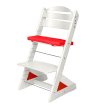 Dětská rostoucí židle Jitro Plus bílá - Červený klín + červený