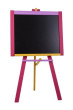 Dřevěná stojanová tabule 100 x 56 cm - Růžová