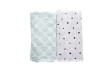 Přikrývka mušelínová 2 ks 100x120 cm - Mint Boats