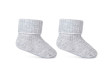 Kojenecké ponožky ohrnovací sv. šedé Be Snazzy - 0 - 3 měsíce