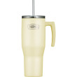 Termohrnek Refreshing s madlem a brčkem 850 ml Thermos - Matně vanilková