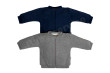 Kabátek fleece podšitý na zip teplý Baby Service - Modrý Vel. 56