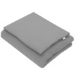 Mušelínový set s výplní 80 x 70 cm New Baby  - Šedý