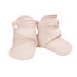 Capáčky pro miminko barefoot svetrové Powder pink Esito  - Vel. 0