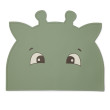 Silikonové prostírání Nuuroo Albert Giraffe - Dusty green