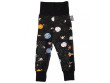 Protiskluzové kalhoty pro děti na lezení vesmír černý  - Vel. 74