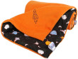Zateplená deka 70x100 cm - Oranžová vesmír