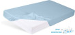 Chránič matrace s PU zátěrem jersey 80 x 160 x 10 BabyMatex - Modré