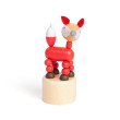 Dřevěná mačkací zvířátka Safari Bigjigs Toys  - Liška