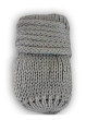 Kojenecké rukavičky pletené, zimní - Vel. 56-68 (0-6 m) Baby Nellys - Šedé