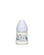 Láhev kulatá savička latex 150 ml 0m+ SUAVINEX - Modrý pes