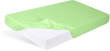 Prostěradlo jersey s gumou 70 x 140 cm BabyMatex - Zelené