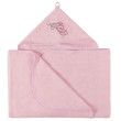 Osuška s kapucí Maxi junior 140 x 70 cm Babymatex - Růžová