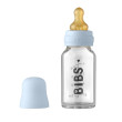 Baby Bottle skleněná láhev Bibs 110 ml - Baby-blue