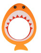 Potápěcí kroužky Žralok - Oranžový