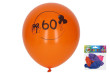 Balónek nafukovací 30 cm sada 5ks s číslem - 60