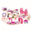 Dřevěná velká vláčkodráha princezny Bigjigs Rail