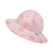 Dívčí klobouk mušelín Flower - růžová Esito - Vel. XS