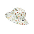 Dívčí klobouk mušelín Louka bílý - Vel. XXS