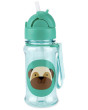 Zoo tritan Láhev s brčkem 355 ml 12m+ Skip hop  - Mopslík