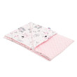 Dětská deka z Minky New Baby 80x102 cm - Medvídci růžová