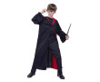 Kostým Čaroděj černo/červený  - 110/120 cm