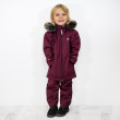 Dívčí zimní softshellový kabát s beránkem Fuchsie Esito - Vel. 98