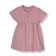 Mušelínové šaty Barunka Powder pink Esito - Vel. 80