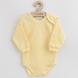 Kojenecké bavlněné body New Baby Casually dressed žlutá  - Vel. 86