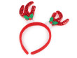 Čelenka do vlasů vánoční/párty - Červená