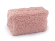 Pouzdro kožešinové 19x11 cm - Sv. růžová