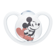 Silikonové šidítko Space Disney Mickey Mouse Vel. 0-6 měs. Nuk - Bílá